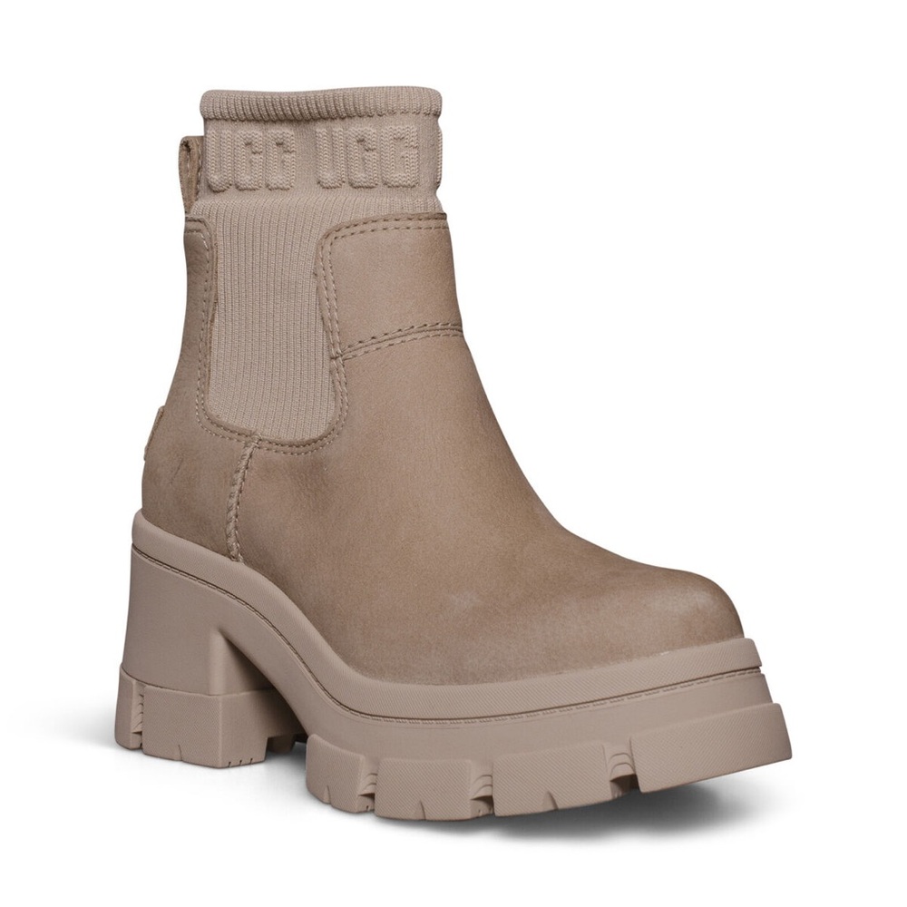 UGG Beige Ankle Booties